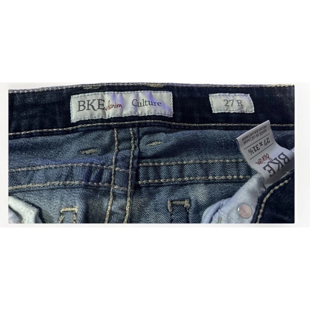 BKE Fulton Bootleg Women's Jeans Size 27S Medium Wash Flaw(52) - Picture 2 of 3